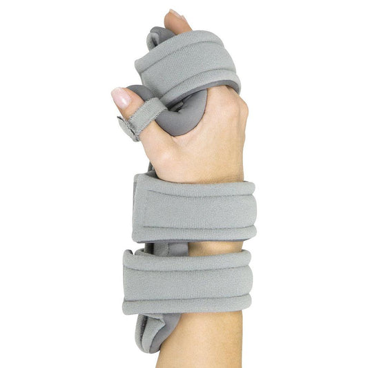 HAND & WRIST IMMOBILIZER, NEUTRAL, LINING, THUMB LOOP, LARGE, LEFT GRAY