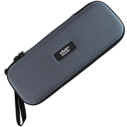 STETHOSCOPE CASE, HARD EVA, MESH POCKETS, GRAY