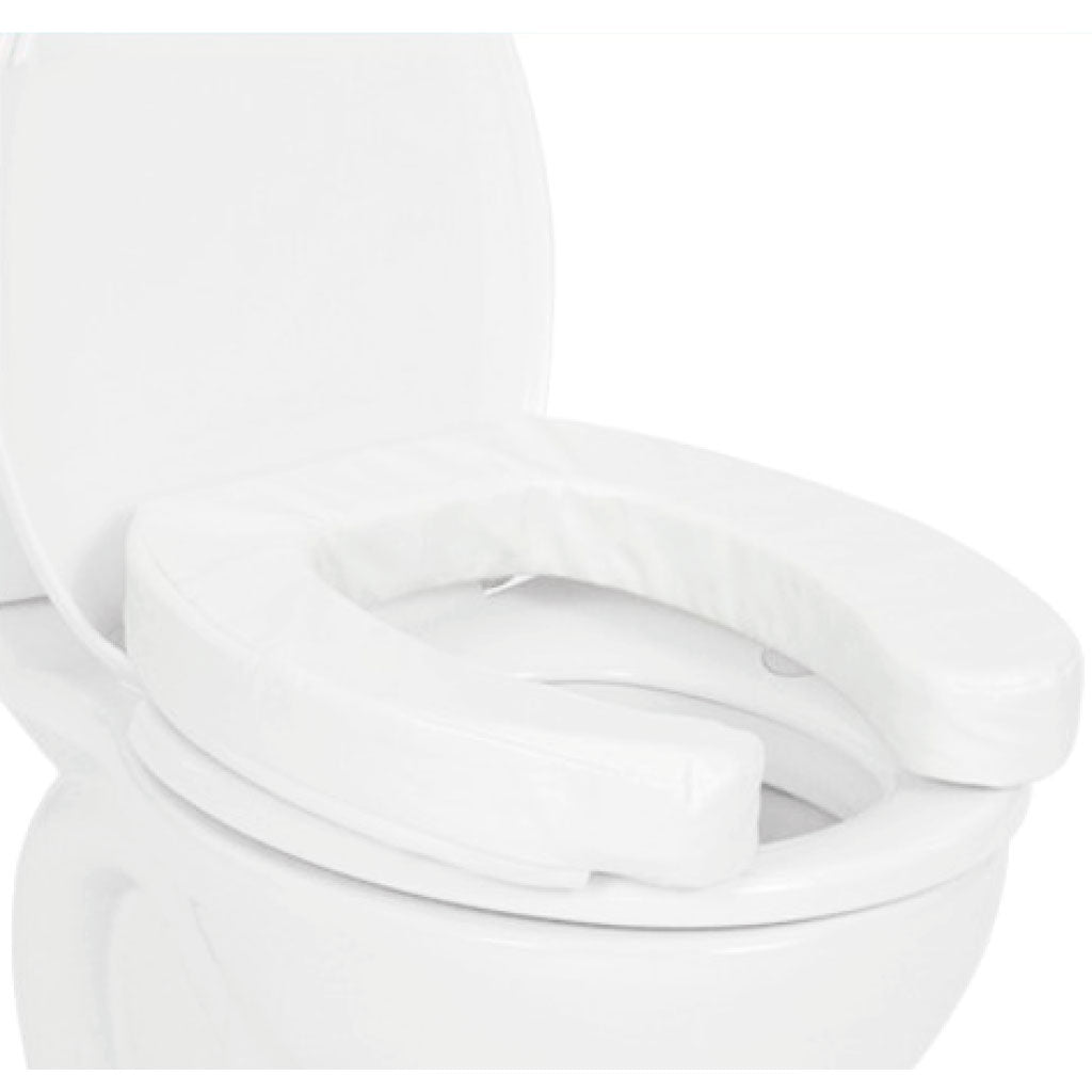 2" Soft Foam Toilet Seat Cushion, Suction Cup Base, White (CSH1061WHT)