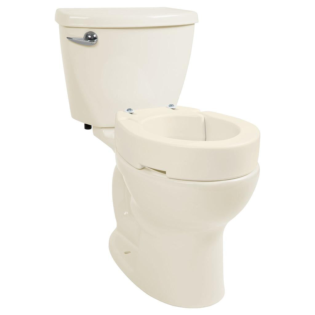 3.5" TOILET SEAT RISER, HINGED, USE W/EXISTING SEAT, ELONGATED