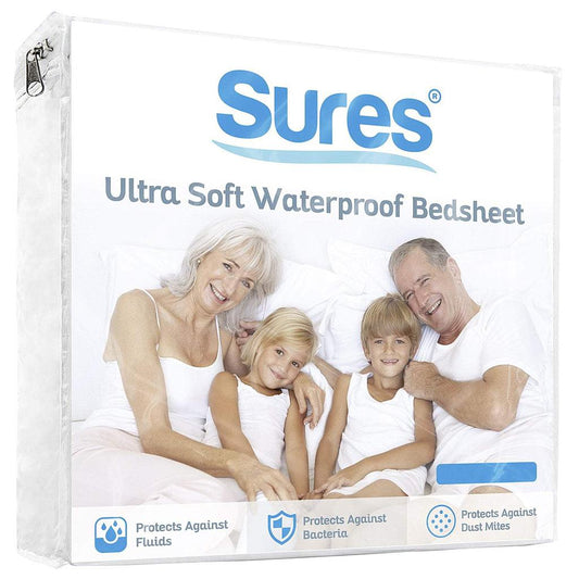 WATERPROOF MATTRESS PROTECTOR, FITTED, NONTOXIC, HYPOALLERGENIC, CAL. KING