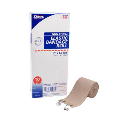 Non-Sterile Elastic Bandage Roll, 2" x 4.5 yds (502)