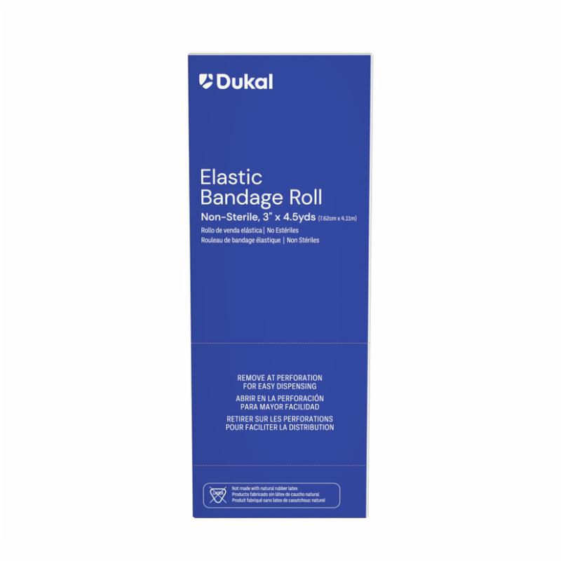 Non-Sterile Non-Latex Elastic Bandage Roll, 3" x 4.5 yds (503LF)