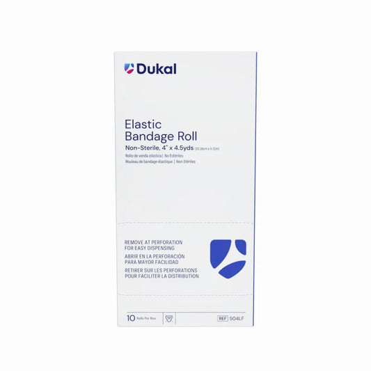 Non-Sterile Non-Latex Elastic Bandage Roll, 4" x 4.5 yds (504LF)