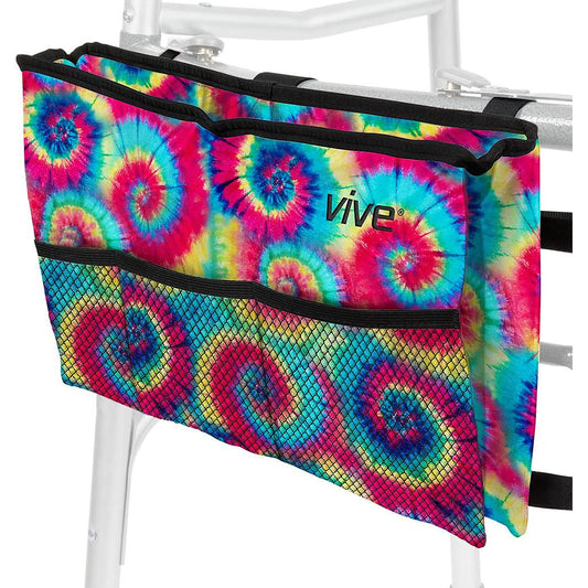 WALKER BAG, WATER-RESISTANT NYLON, 16.5" X 9", TIE DYE