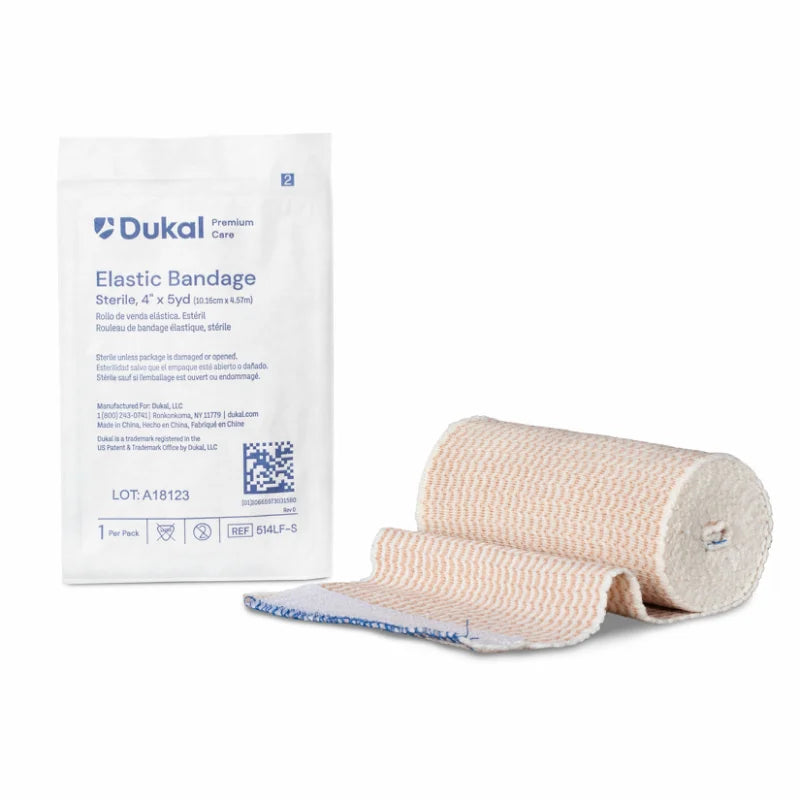 Premium Care Sterile Non-Latex Elastic Bandage with Self-Closure, 4" x 5 yds (514LF-S)