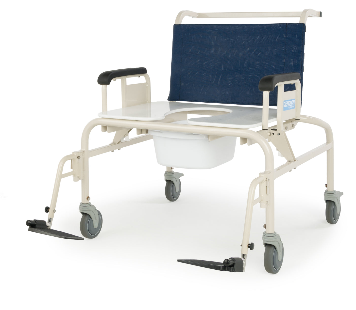 Gendron, Bariatric Shower Commode, with Push Handle, 26" Seat, 750 lbs Weight Capacity (5226)