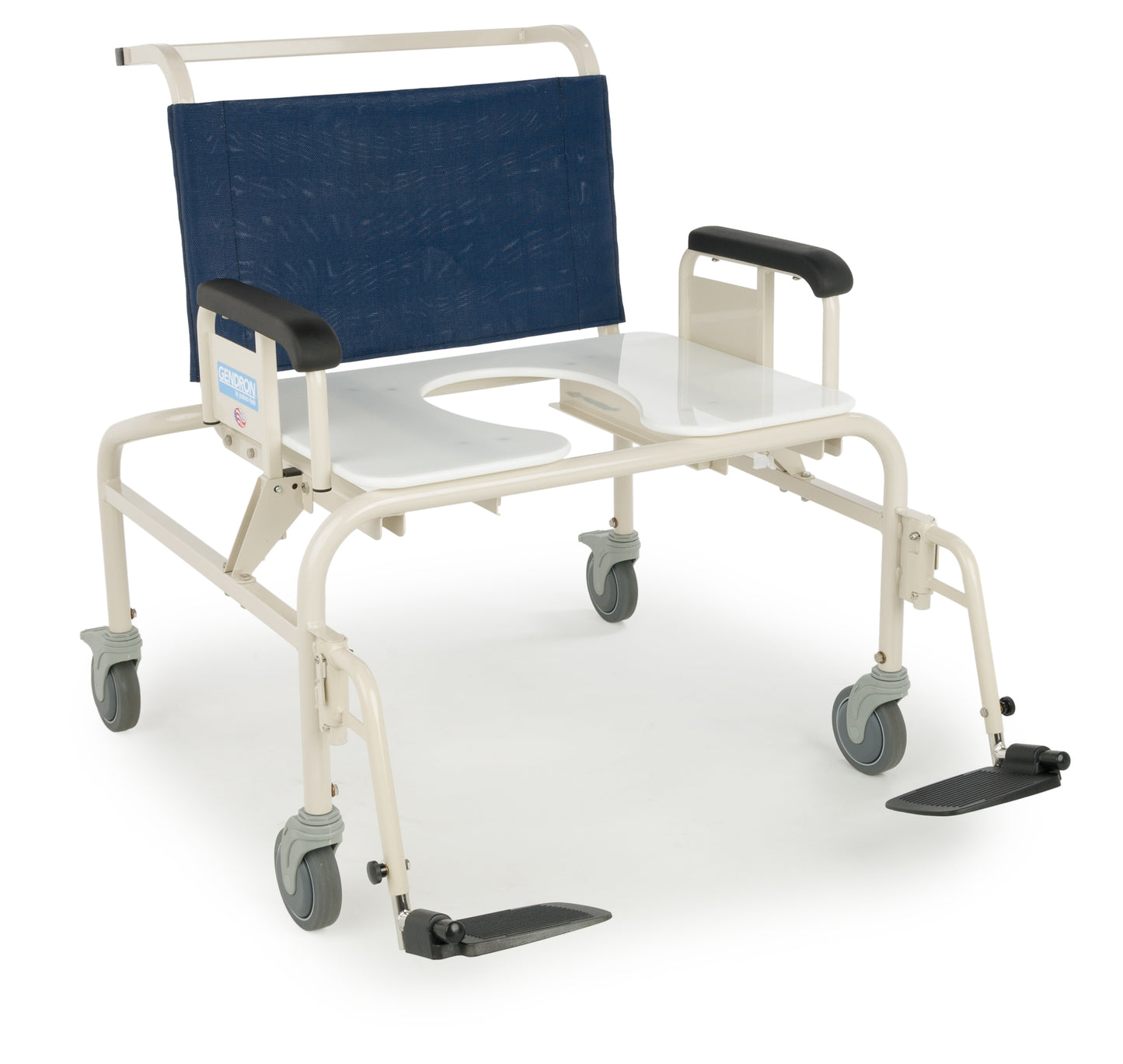 Gendron, Bariatric Shower Commode, with Push Handle, 26" Seat, 750 lbs Weight Capacity (5226)