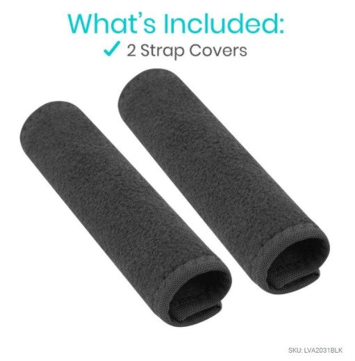 5.5" CPAP STRAP COVERS, WASHABLE FLEECE, 1 PAIR