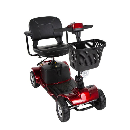 Mobility Scooter, 15.5M Range, 298lbs, Red (MOB1053RED)