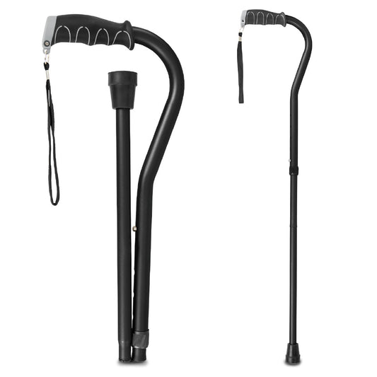 Folding Offset Cane (MOB1041BLK)