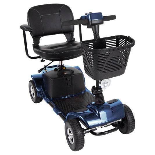 Mobility Scooter, 15.5M Range, 298lbs, Blue (MOB1053BLU)