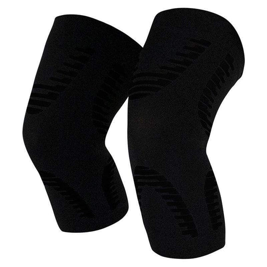 KNEE SLEEVES, 4-WAY STRETCH, NONSLIP, BLACK, SMALL 9.64” LENGTH