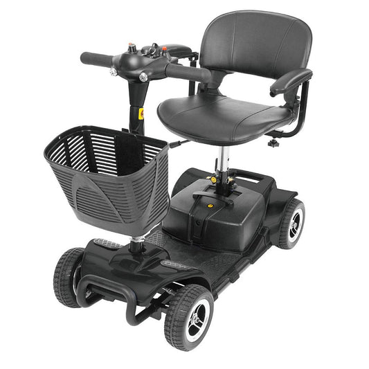 4 WHEEL MOBILITY SCOOTER, LONG RANGE, 265LB CAPACITY, BLACK