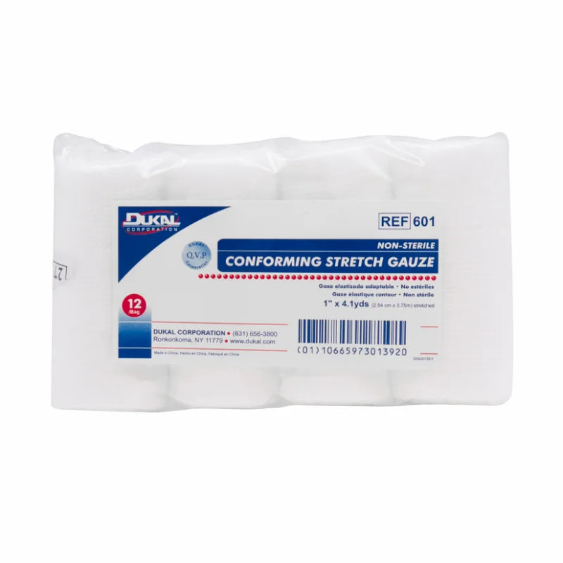 Non-Sterile Conforming Stretch Gauze 1" x 4.1 yd (601)