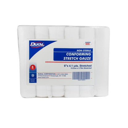 Non-Sterile Conforming Stretch Gauze 6" x 4.1 yd (606)