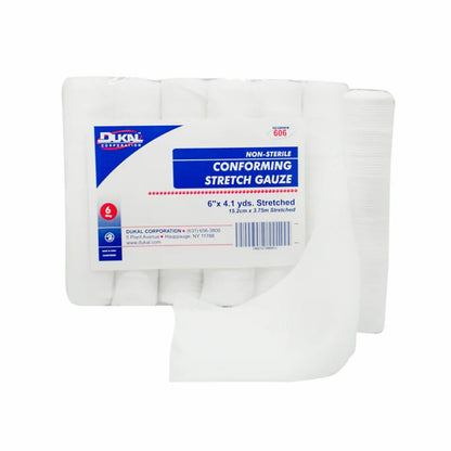 Non-Sterile Conforming Stretch Gauze 6" x 4.1 yd (606)