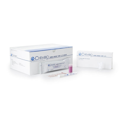 SURE CHECK HIV 1/2 Assay, 15 Minute Results, 25 tests/kit (CDI 60-9507-0)