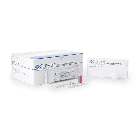 SURE CHECK HIV 1/2 Assay, 15 Minute Results, 25 tests/kit (CDI 60-9507-0)