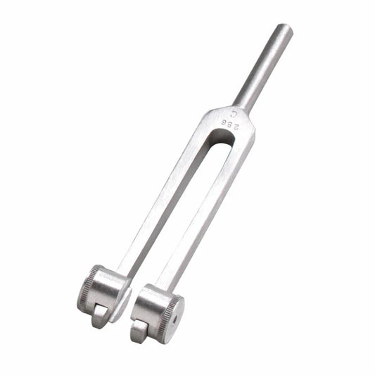 Aluminum Tuning Fork,  C256 with Fixed Weights (7011)