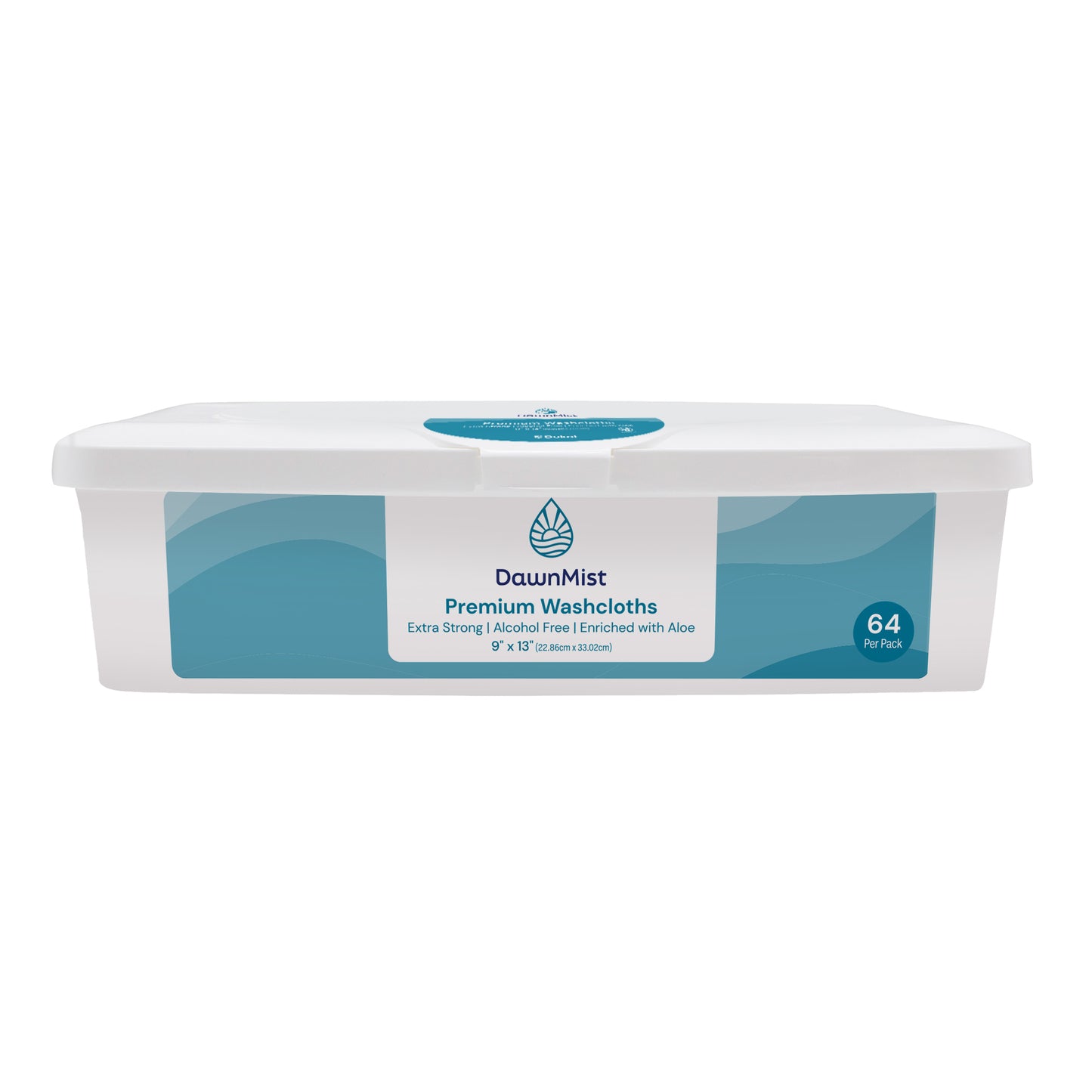 Adult Premium Wet Wipes, Hard Tub, 9" x 13" (7720)