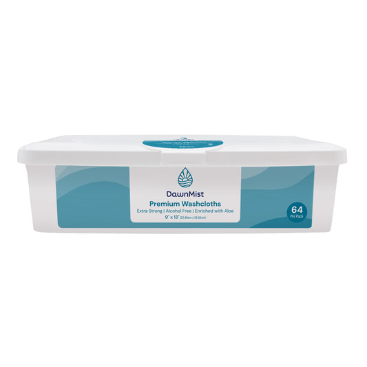 Adult Premium Wet Wipes, Hard Tub, 9" x 13" (7720)