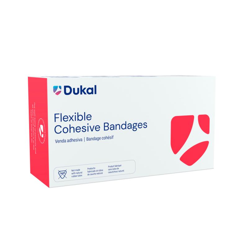 Non-Sterile Non-Latex Cohesive Bandages, 1" x 5 yds, Assorted (8016ASLF)