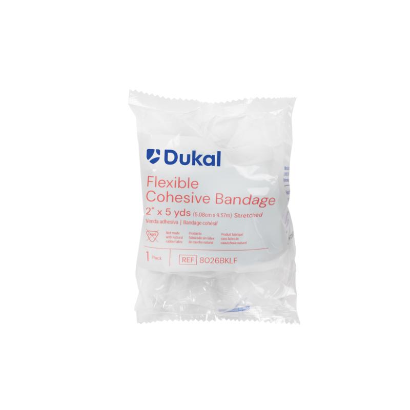 Non-Sterile Non-Latex Cohesive Bandages, 2" x 5 yds, Black (8026BKLF)