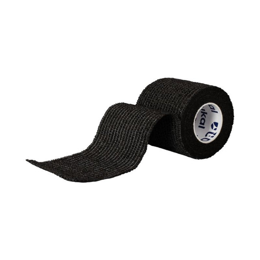 Non-Sterile Non-Latex Cohesive Bandages, 2" x 5 yds, Black (8026BKLF)