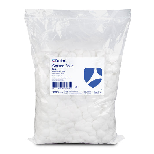 Large Cotton Balls, Non-Sterile, Case (802)