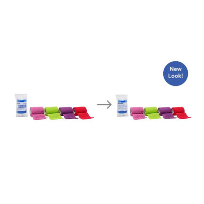 Non-Sterile Latex Cohesive Bandage, 3" x 5 yds, Assorted (8035AS)