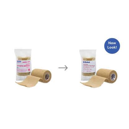 Non-Sterile Non-Latex Cohesive Bandage, 3" x 5 yds, Tan (8036TLF)