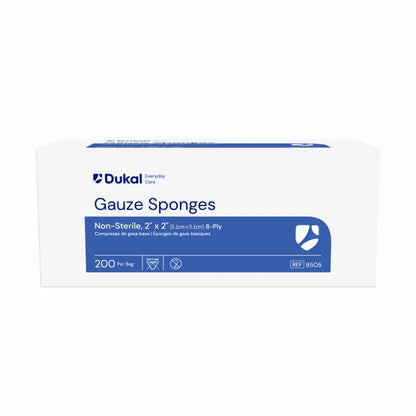 Everyday Care Non-Sterile Gauze Sponge, 8-Ply,  2" x 2" (8505
