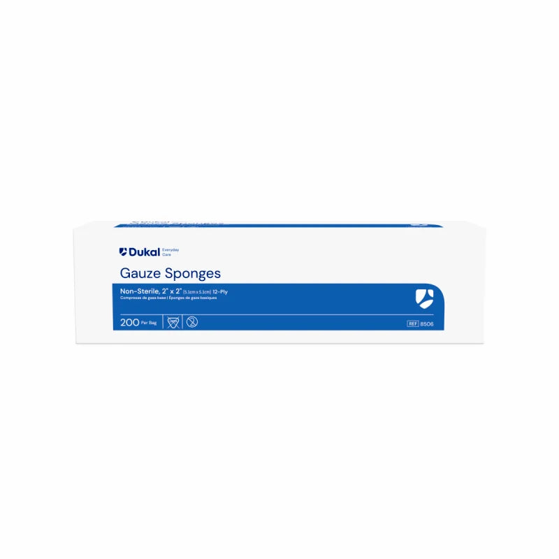 Everyday Care, Gauze Sponges, 12-Ply, 2" x 2" (8506)