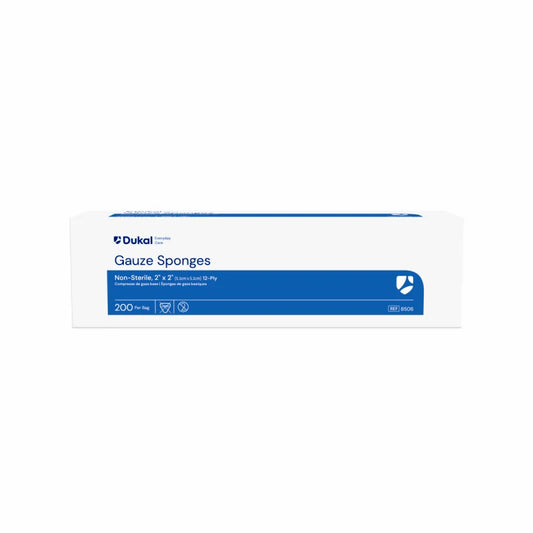 Everyday Care, Gauze Sponges, 12-Ply, 2" x 2" (8506)