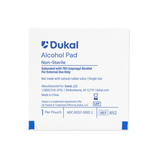 Non-Sterile Alcohol Pad, 2-Ply, Medium (852-1000)