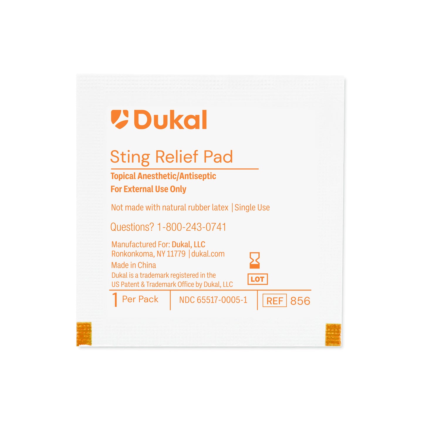 Sting Relief Pad, Medium, 2-Ply (856-1000)