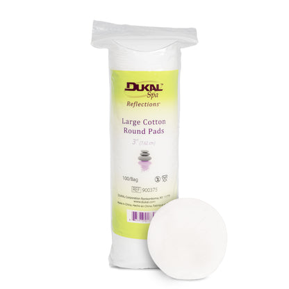 Dukal Spa, Reflections, Cotton Rounds, 3" (900375)