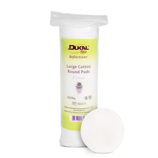 Dukal Spa, Reflections, Cotton Rounds, 3" (900375)