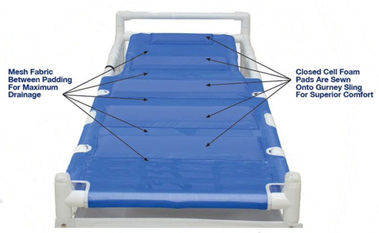 Bariatric Shower Bed, 600 lbs Weight Capacity (9005)