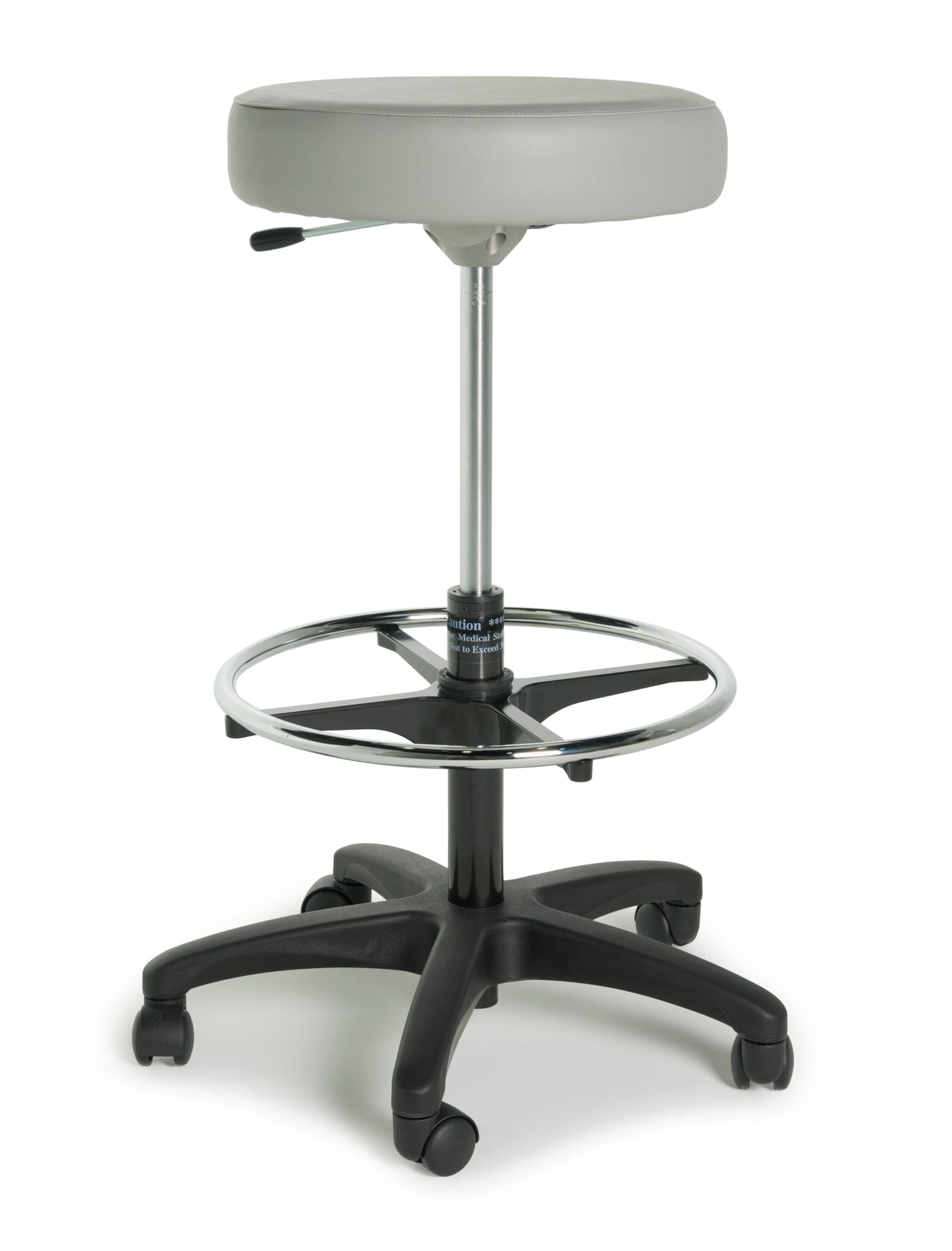9501 Series, Physician Stool with Footring, with Single Lever Release, Black Composite Base (9501-FR-xx)