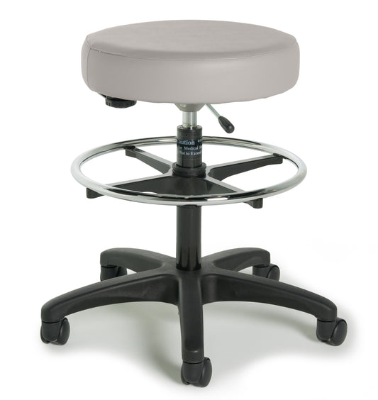 9501 Series, Physician Stool with Footring, with Single Lever Release, Black Composite Base (9501-FR-xx)