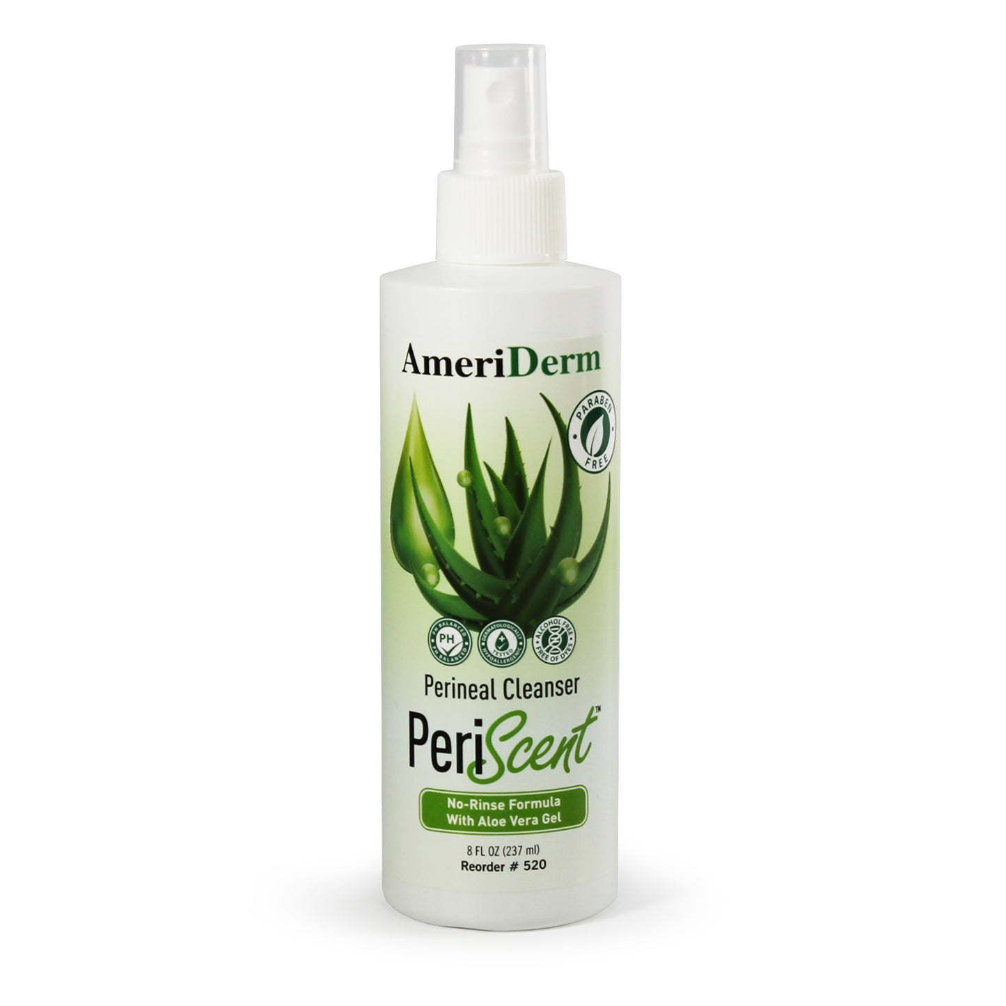 AmeriDerm, PeriScent - Scented Perineal Cleanser - 8 oz, Case