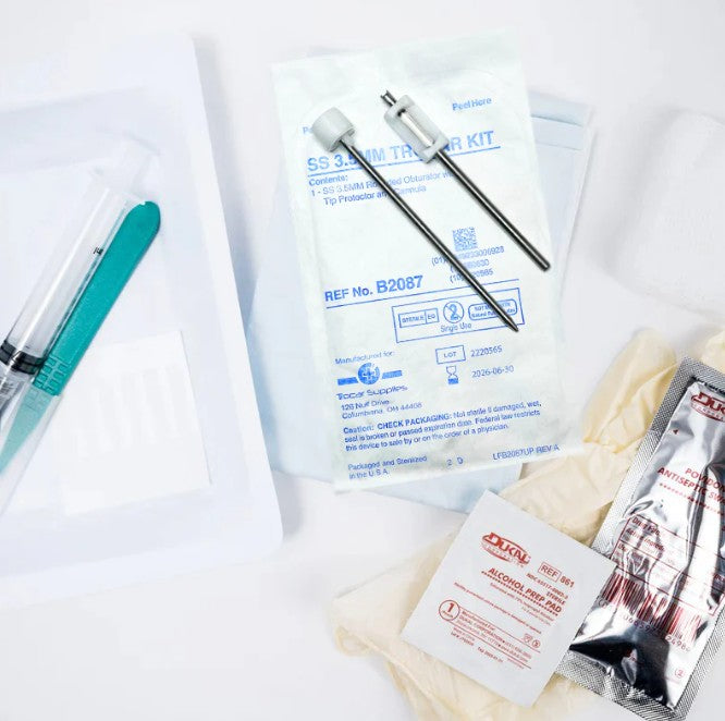 3.5mm Disposable Blunt Tip, Trocar Combo Kit (B2080C)