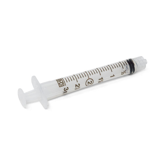 Syringe Only, 3mL, Luer-Lok  Tip, Sterile, Individually Wrapped, Box (309657)