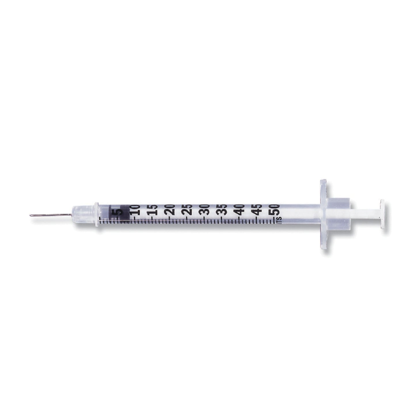 U-100 Ultra-Fine Insulin Syringe, 1/2mL Lo-Dose , 31G x 5/16", Permanently Attached Needle, Self Contained, Short, Box (328468)