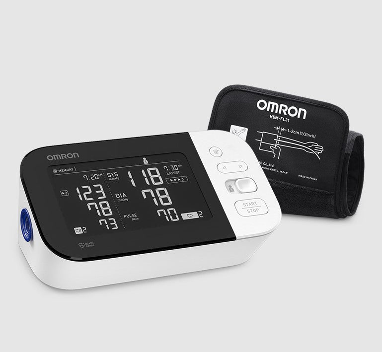 Omron 10 Series Wireless, Upper Arm, Blood Pressure Monitor, Case (OMR BP7450)