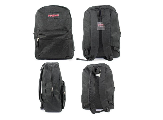 17" Black Backpacks, Case of 24 (1994343)