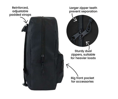 BigBox Basic Backpacks, Black, 15", Case of 24, $8.50/Each (2374671)