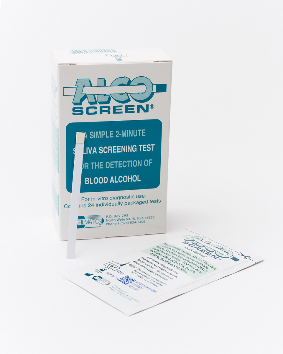 ALCO-Screen Saliva Alcohol Testing Kits (CHEM-55001)